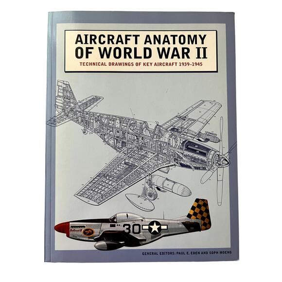 Aircraft Anatomy Of World War II Paperback Book Excellent Mint Condition - Picture 1 of 5